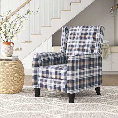 Wayfair best sale plaid chair